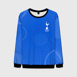 Свитшот мужской Tottenham hotspur Голубая абстракция, цвет: 3D-черный