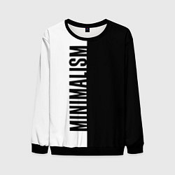 Мужской свитшот MINIMALISM - BLACK AND WHITE