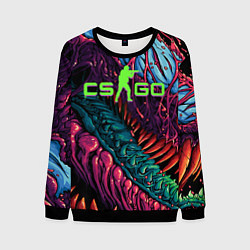 Свитшот мужской CS GO - HYPERBEAST, цвет: 3D-черный