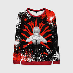 Свитшот мужской Макима : Человек-бензопила, цвет: 3D-красный