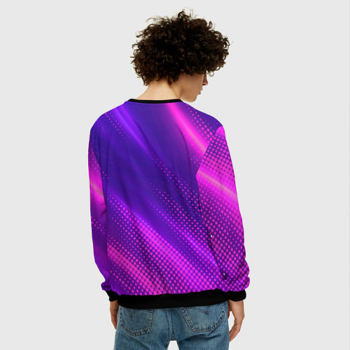 Мужской свитшот Lazio legendary sport grunge / 3D-Черный – фото 4