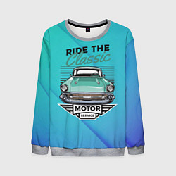 Мужской свитшот Ride the classic - ретро авто
