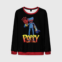 Свитшот мужской Поппи Плейтайм Хагги Вагги, цвет: 3D-красный