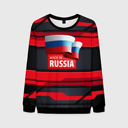 Свитшот мужской Red & Black - Russia, цвет: 3D-черный