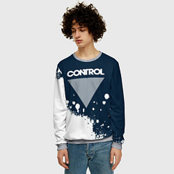 Свитшот мужской Control Краска, цвет: 3D-меланж — фото 2