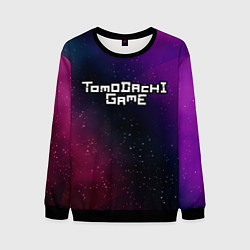 Свитшот мужской Tomodachi Game gradient space, цвет: 3D-черный
