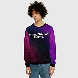 Свитшот мужской Tomodachi Game gradient space, цвет: 3D-черный — фото 2