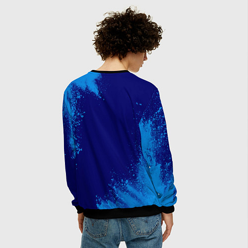 Мужской свитшот Борис рокозавр / 3D-Черный – фото 4