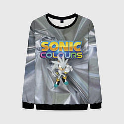 Свитшот мужской Silver Hedgehog - Sonic - Video Game, цвет: 3D-черный