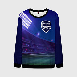 Свитшот мужской Arsenal ночное поле, цвет: 3D-черный