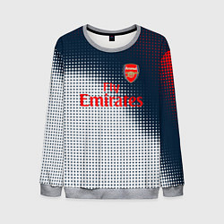 Свитшот мужской Arsenal logo абстракция, цвет: 3D-меланж