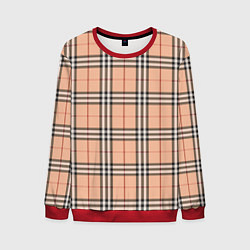 Свитшот мужской Королевский тартан, цвет: 3D-красный