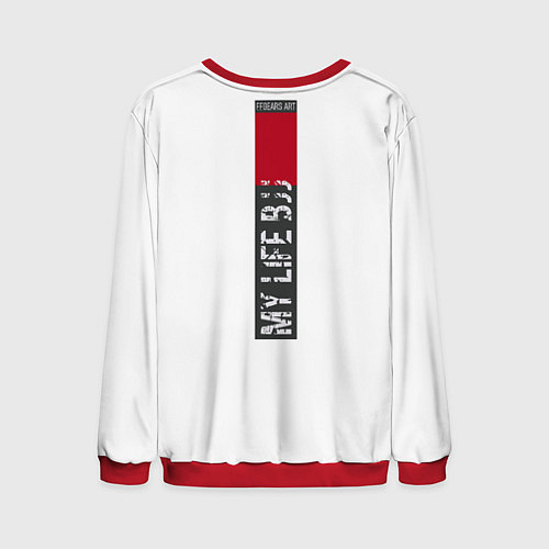 Мужской свитшот Jiu Jitsu Rank / 3D-Красный – фото 2