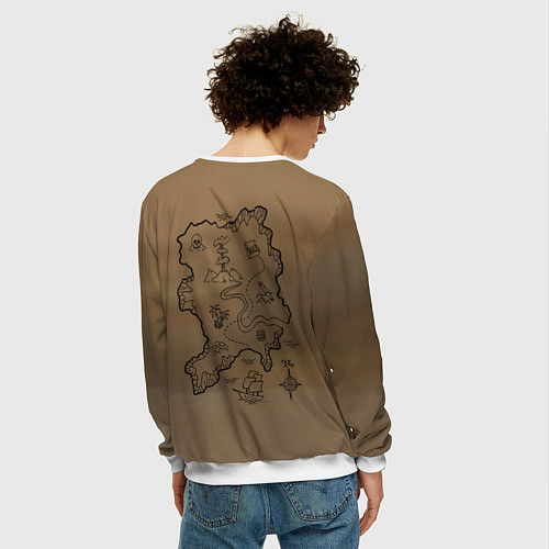 Мужской свитшот Доктор Ливси / 3D-Белый – фото 4