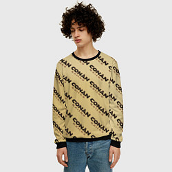 Свитшот мужской Конан эксайлс узор, цвет: 3D-черный — фото 2