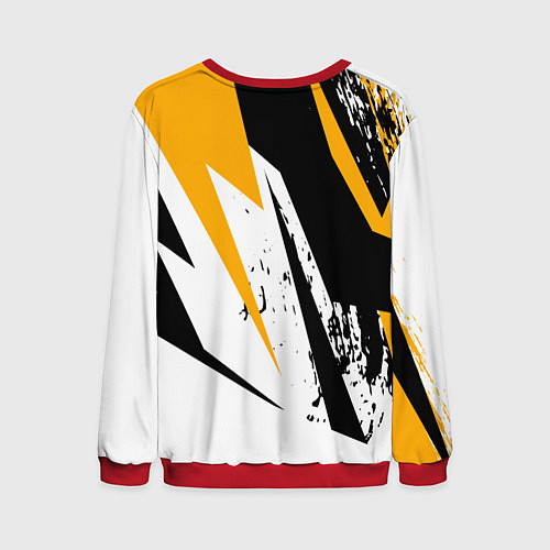 Мужской свитшот Гоночная абстракция / 3D-Красный – фото 2