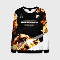 Свитшот мужской Hoffenheim legendary sport fire, цвет: 3D-черный