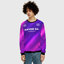 Свитшот мужской Bayer 04 legendary sport grunge, цвет: 3D-черный — фото 2