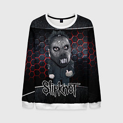 Свитшот мужской Slipknot dark black, цвет: 3D-белый