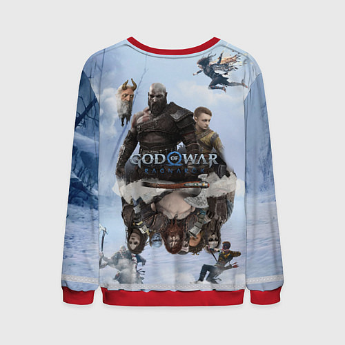 Мужской свитшот God of war ragnarok-God of War: Рагнарёк / 3D-Красный – фото 2