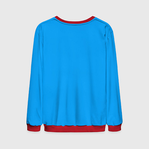 Мужской свитшот Новогодний подарок для зайки / 3D-Красный – фото 2