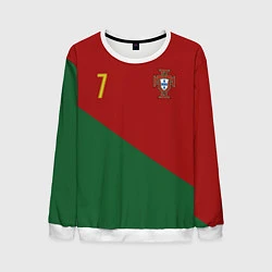 Свитшот мужской Роналду сборная Португалии, цвет: 3D-белый
