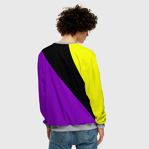 Мужской свитшот FIRM прямиком из 80х / 3D-Меланж – фото 4