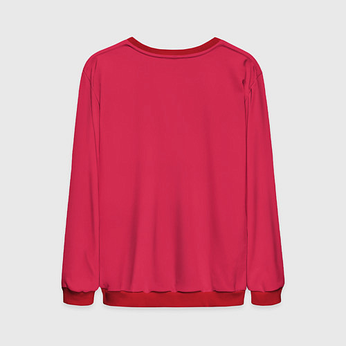 Мужской свитшот Viva magenta pantone textile cotton / 3D-Красный – фото 2