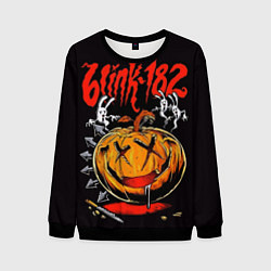 Свитшот мужской Blink ghosts pumpkin, цвет: 3D-черный