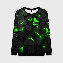 Мужской свитшот Razer green neon
