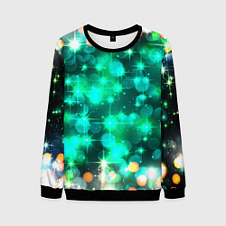 Свитшот мужской Космический принт и звездное сияние вселенной, цвет: 3D-черный