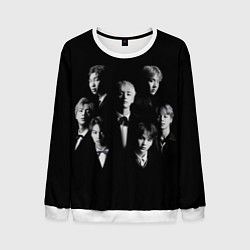 Свитшот мужской BTS BLACK, цвет: 3D-белый