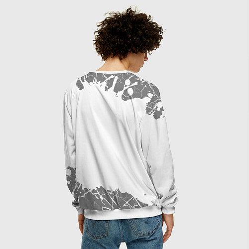 Мужской свитшот Im doing engineer things: на светлом / 3D-Белый – фото 4