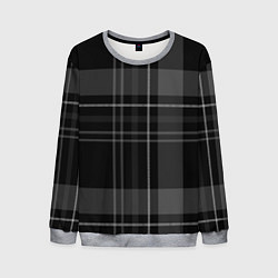 Мужской свитшот Темная клетка
