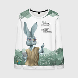 Свитшот мужской Препод в институте, цвет: 3D-белый