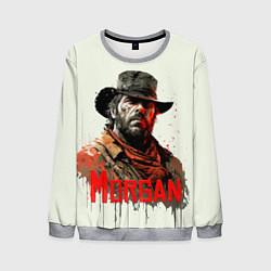 Свитшот мужской Arthur Morgan painting, цвет: 3D-меланж