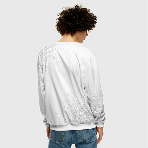 Мужской свитшот Миша: ограниченная серия / 3D-Белый – фото 4