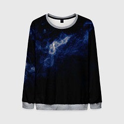 Свитшот мужской Синее пламя, цвет: 3D-меланж