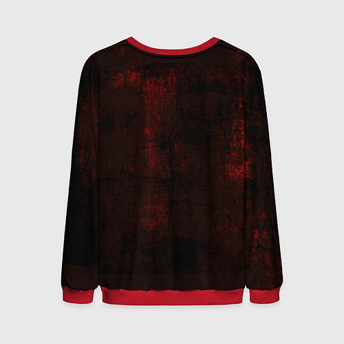 Мужской свитшот Символ велеса / 3D-Красный – фото 2