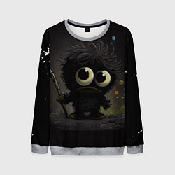 Свитшот мужской Грустный человечек, цвет: 3D-меланж