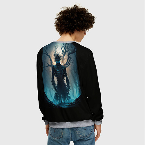 Мужской свитшот Огромный энт / 3D-Меланж – фото 4