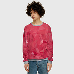Свитшот мужской Блеск геометрии, цвет: 3D-меланж — фото 2