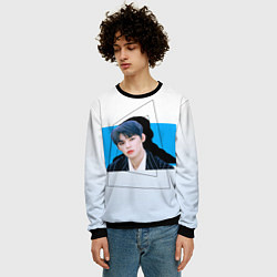 Свитшот мужской Ёнджун и тень, цвет: 3D-черный — фото 2