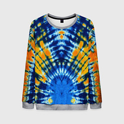 Мужской свитшот Tie dye стиль хиппи