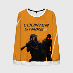 Свитшот мужской Counter Strike 2, цвет: 3D-белый