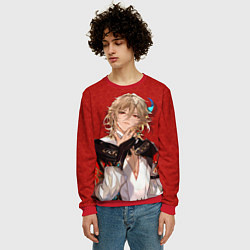 Свитшот мужской Genshin Impact Kaveh, цвет: 3D-красный — фото 2