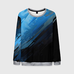Свитшот мужской Black blue style, цвет: 3D-меланж