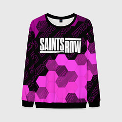Свитшот мужской Saints Row pro gaming: символ сверху, цвет: 3D-черный