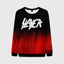 Свитшот мужской Slayer red plasma, цвет: 3D-черный