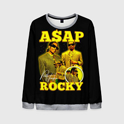 Свитшот мужской Asap Rocky, rapper, цвет: 3D-меланж